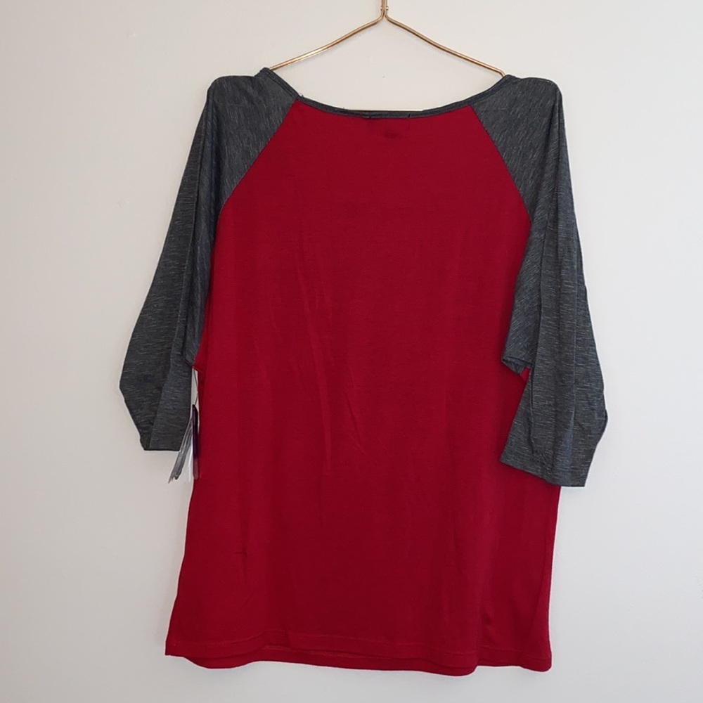 Razorback raglan 3/4 sleeve tee - Picture 2 of 4